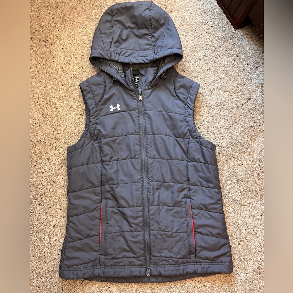 Under Armour Woman’s Charcoal Hooded Vest